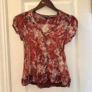 Zara Sheer Sleeveless Top